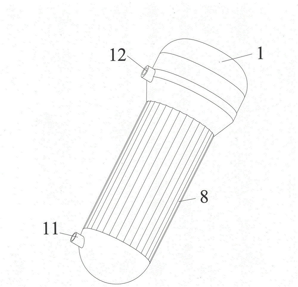 with turbo spiral filter assembly