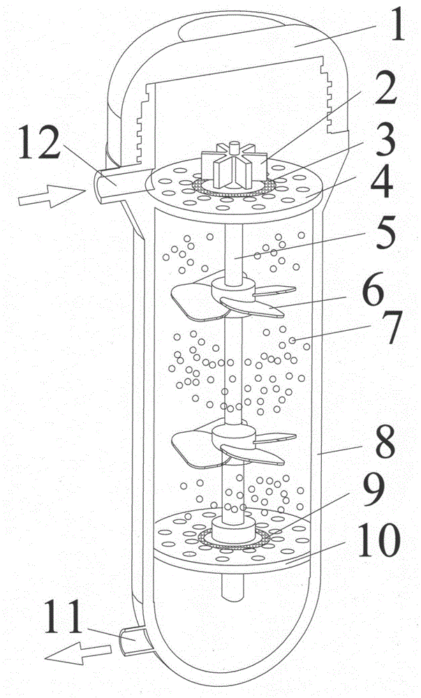 with turbo spiral filter assembly