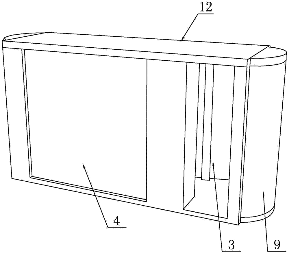 Small environment-friendly public toilet controlled by intelligent control system