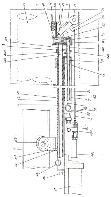 Sand blasting device