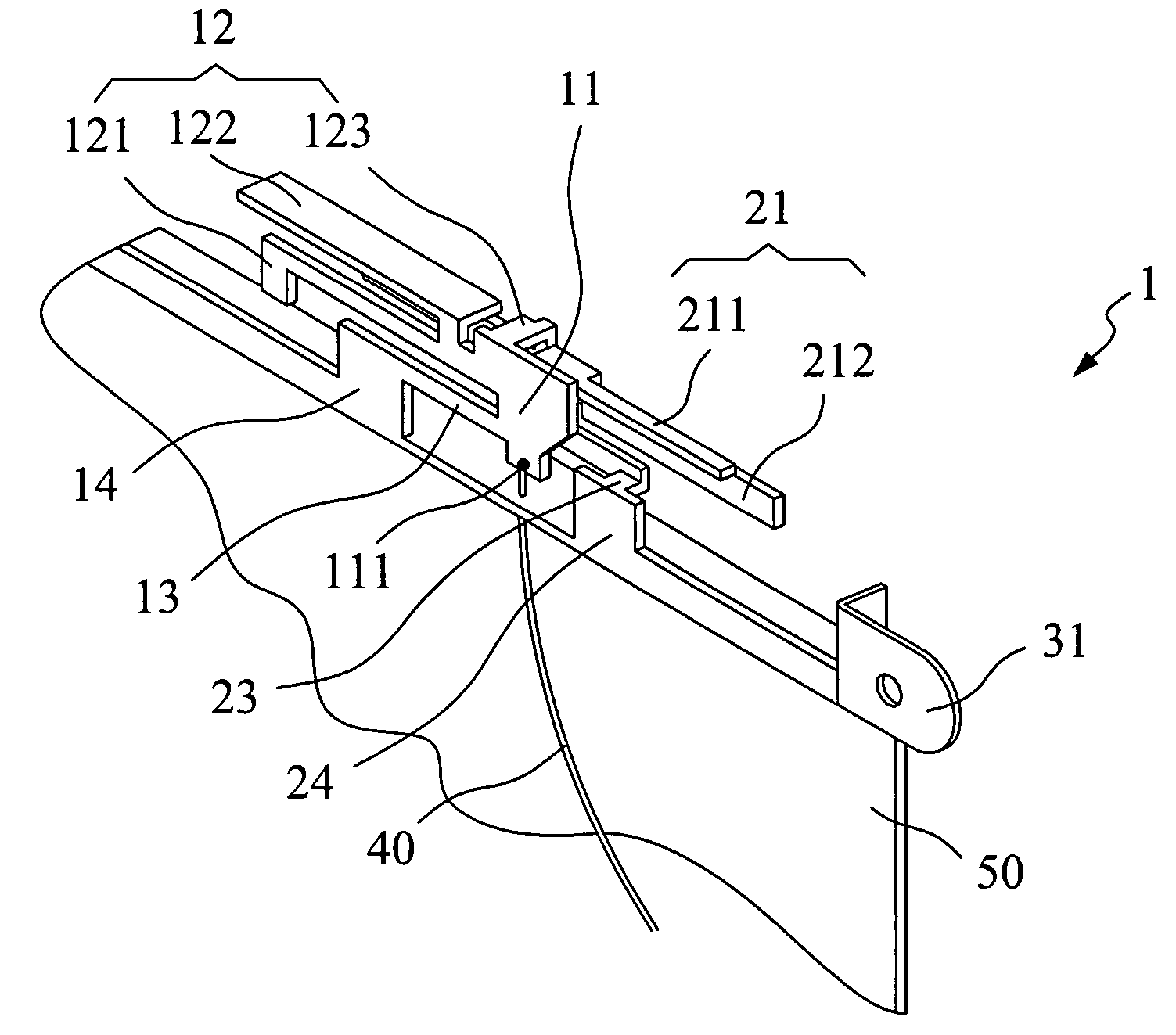 Triple-band antenna and electronic device thereof