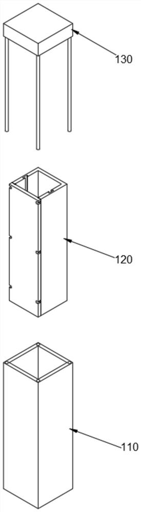 Buried charging pile based on lifting mechanism