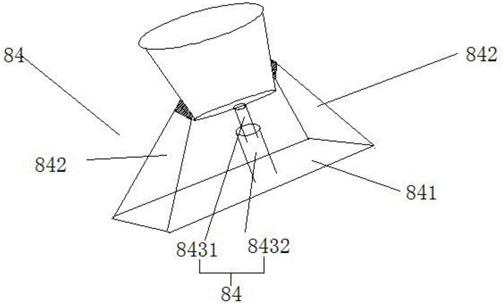 Glass window for observing high-pressure vessel