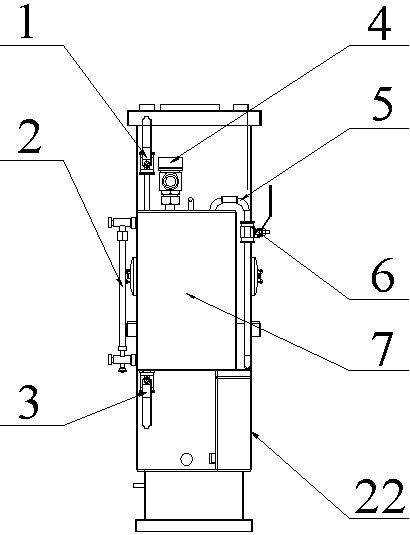 A water vapor combustion device