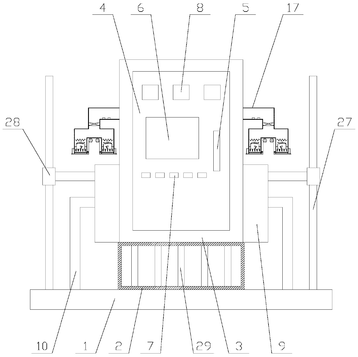 Safe and reliable low-voltage power distribution device for electrical network