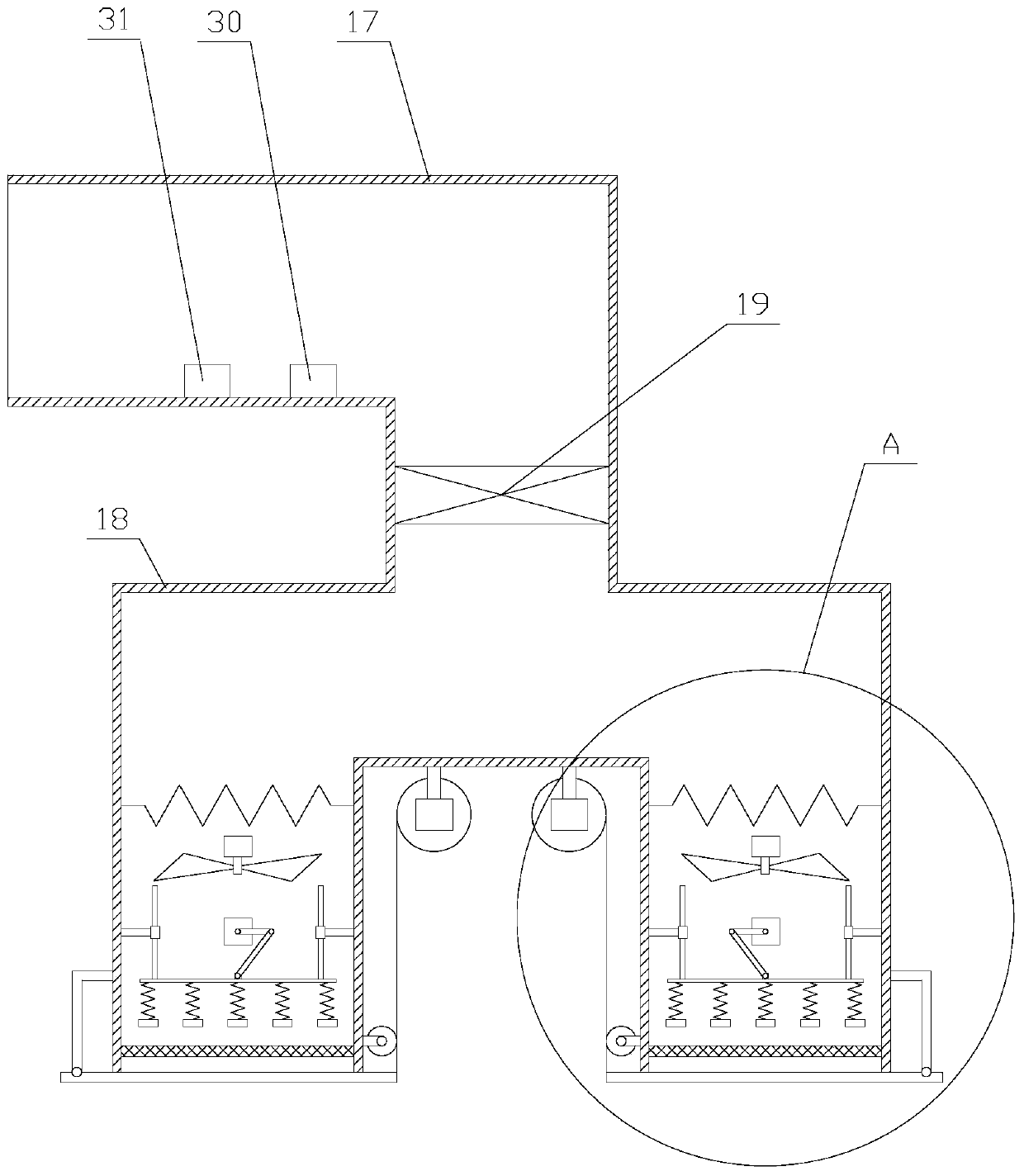 Safe and reliable low-voltage power distribution device for electrical network