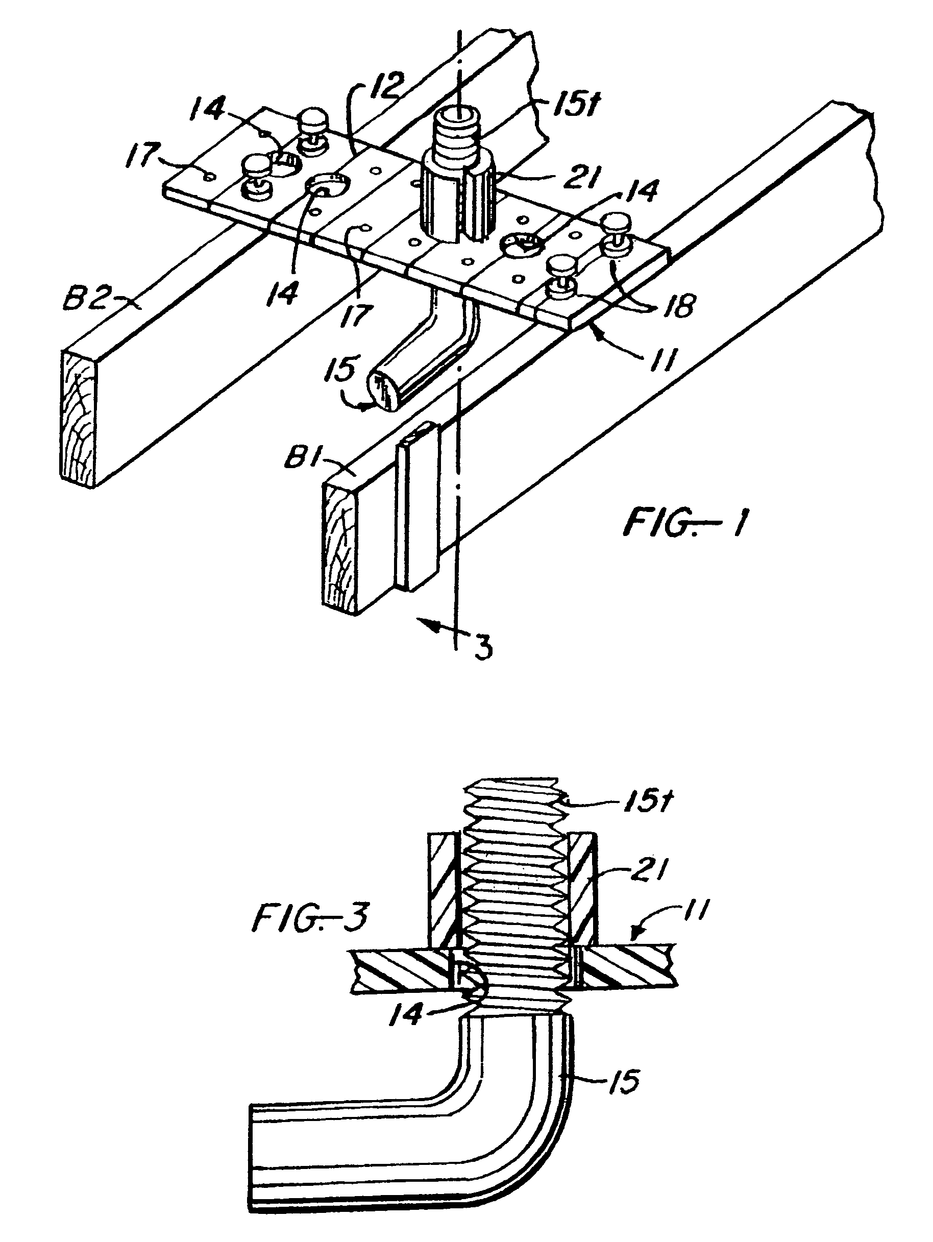 Biodegradable structures for suspending anchor bolts