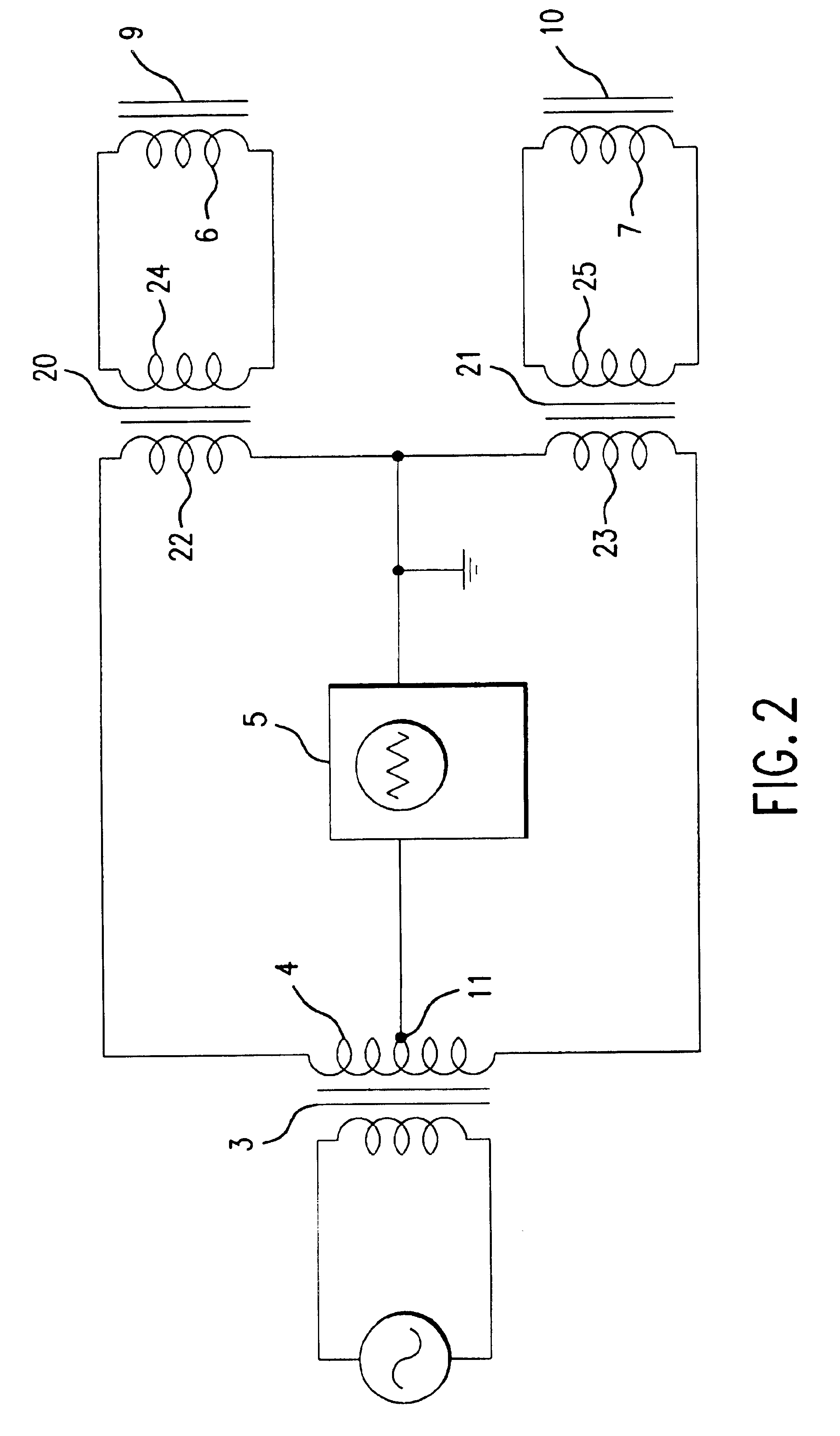 Mutual inductance bridge for detection of degradation in metallic components