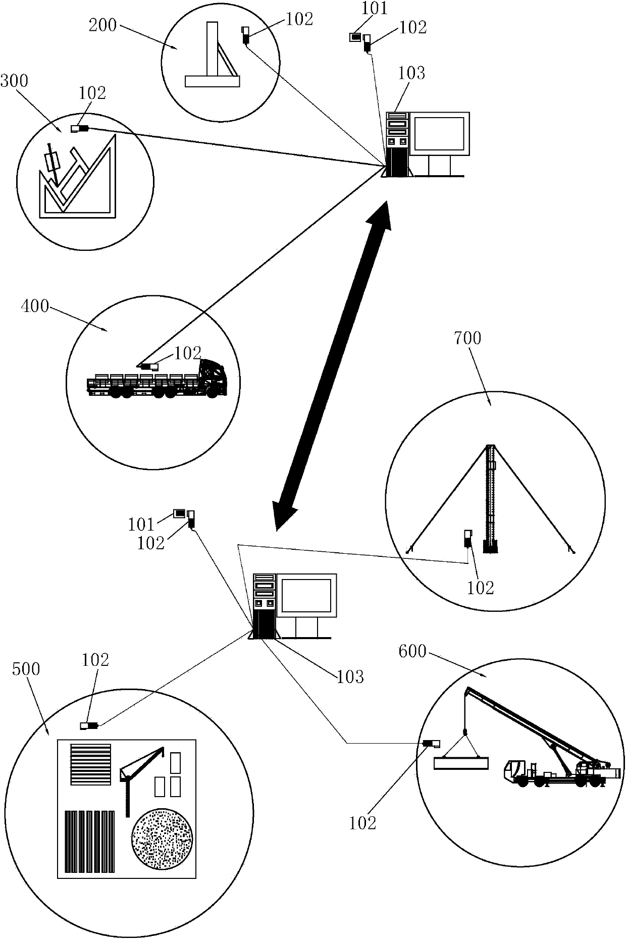 Steel-structure overall-process tracking method and system