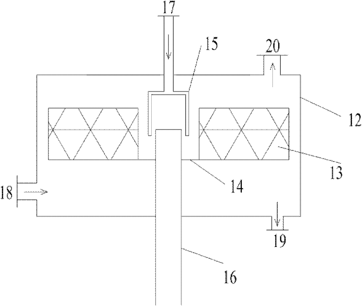 Device capable of enhancing absorption of methyl iodide in acetic acid tail gas and technology adopting same