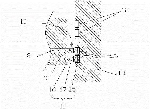 LED (light-emitting diode) curtain type height limit system