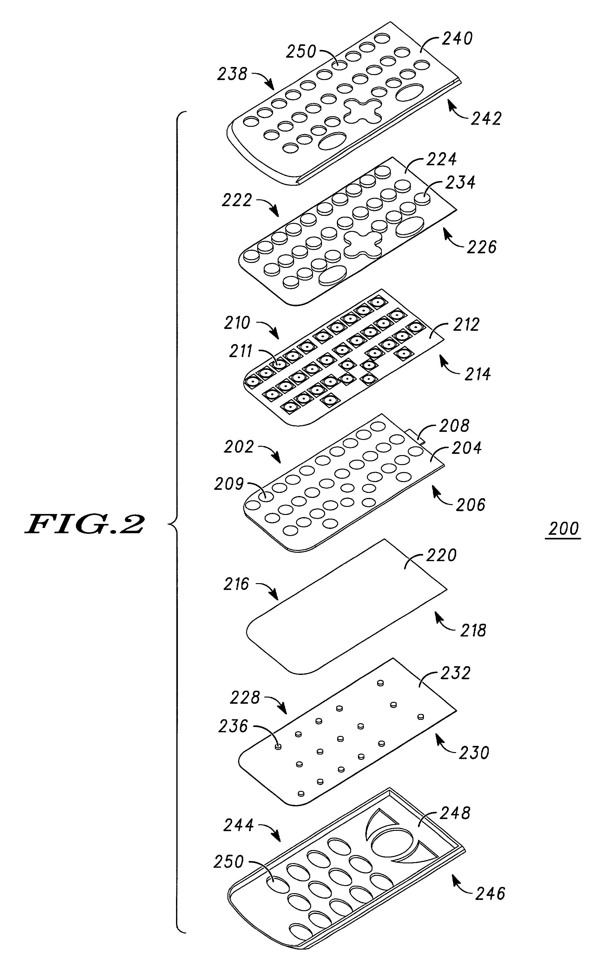 Portable communication device interchangeable user input module