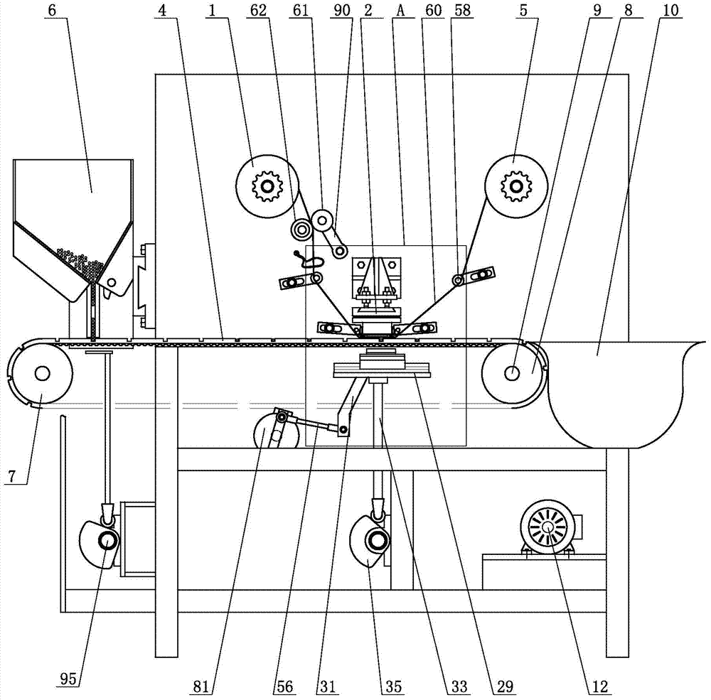 Automatic chopstick printing device