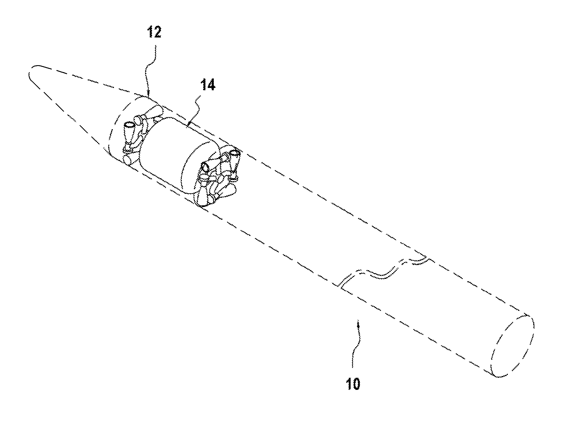 In-Flight Attitude Control and Direct Thrust Flight Control System of a Vehicle and Craft Comprising Such a System