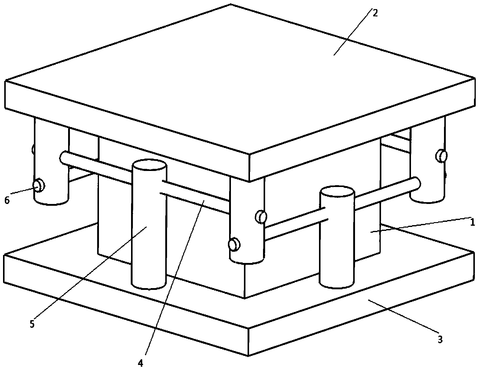 Composite shape memory alloy damper