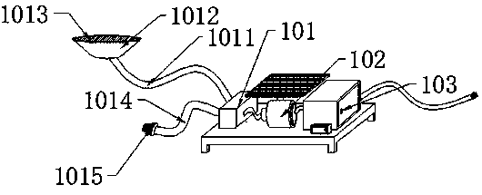 Irrigation device with current circulating function for agricultural production