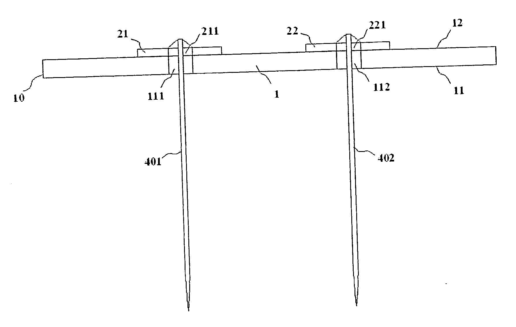 Catheter-free implantable needle biosensor