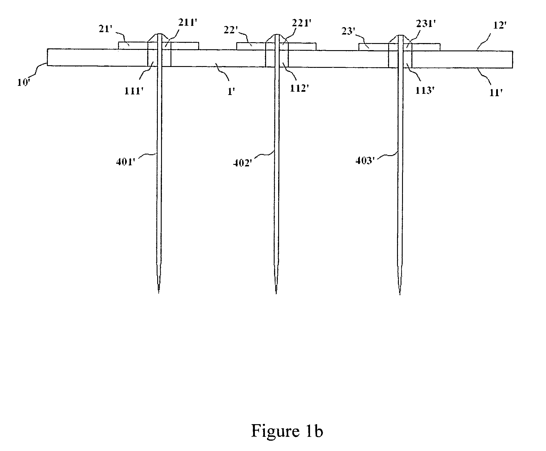 Catheter-free implantable needle biosensor