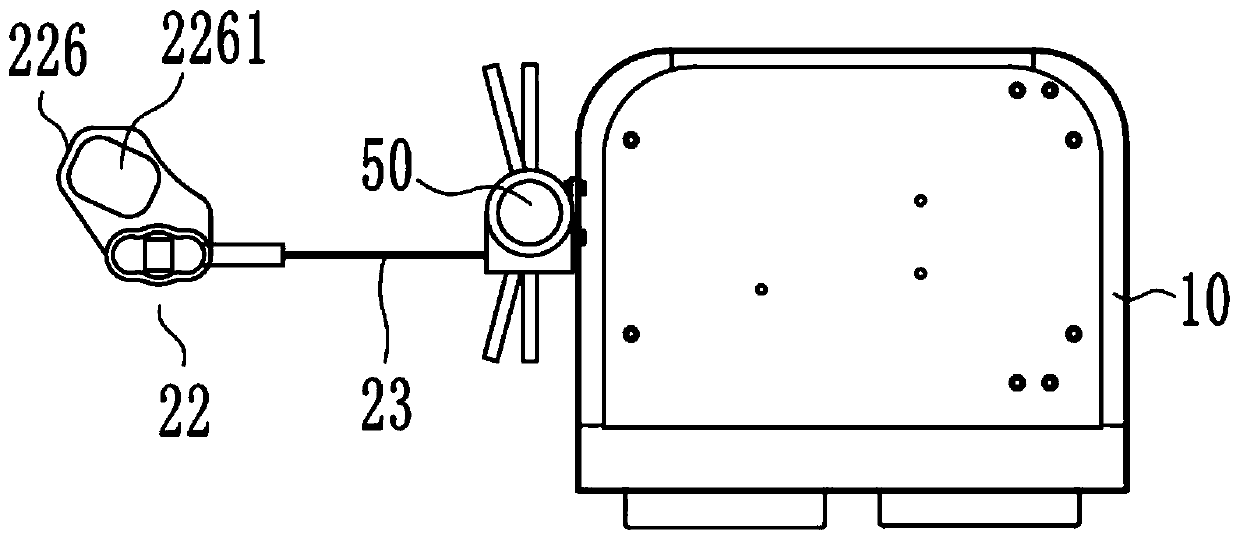 Backpack type one-handed fruit picking device