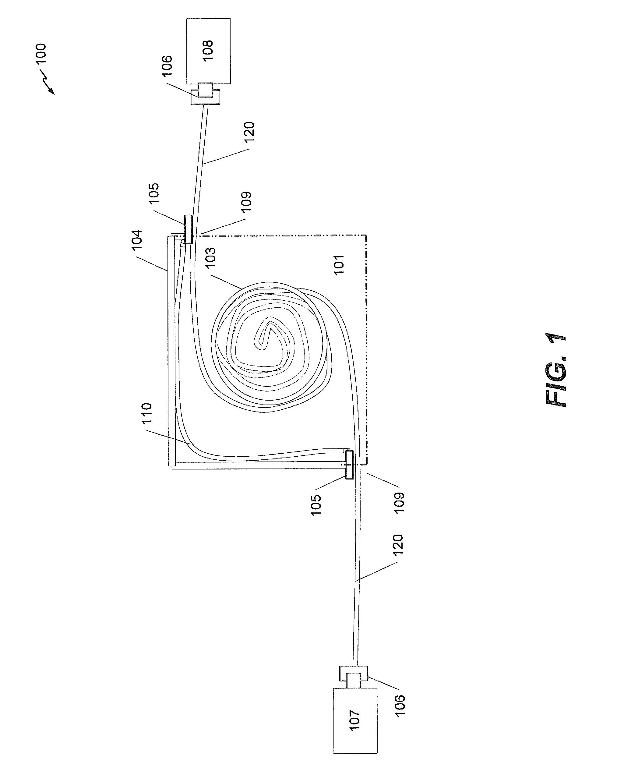 Retractable interconnect device configured to switch between electrical paths