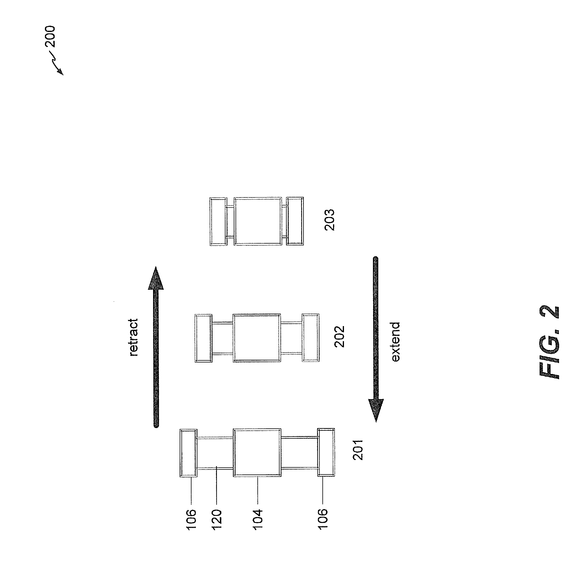 Retractable interconnect device configured to switch between electrical paths