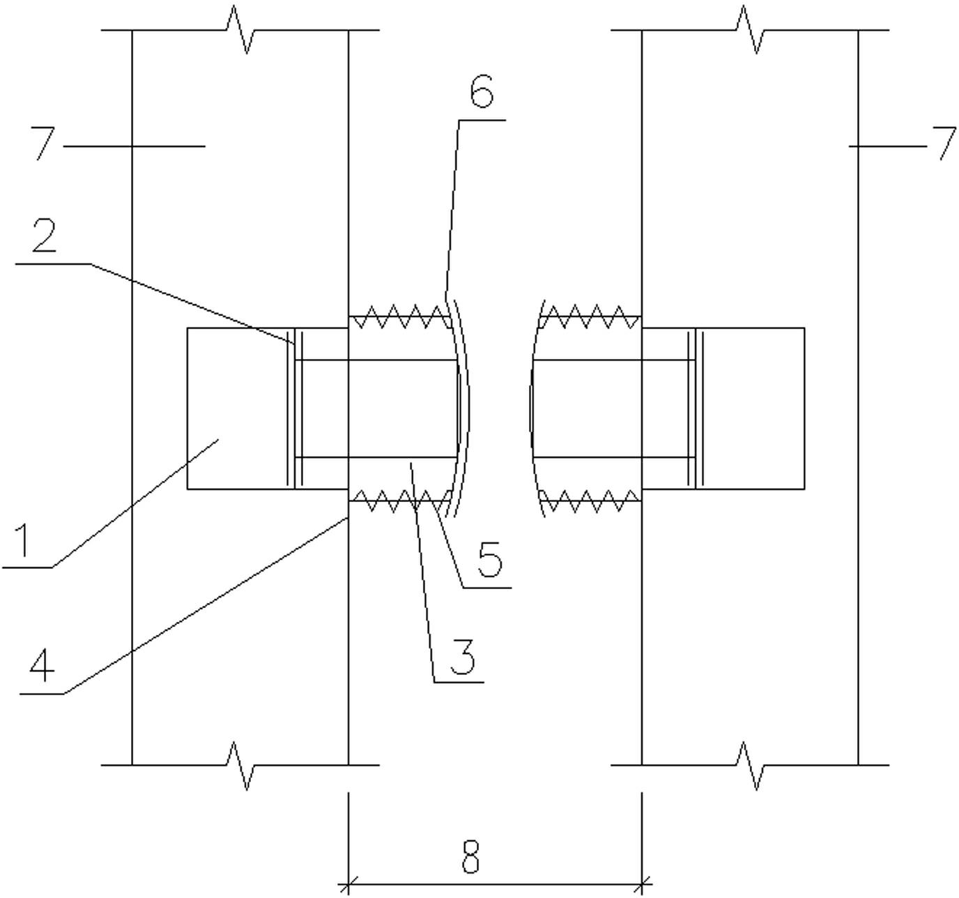 Shock-absorbing device of shockproof joint