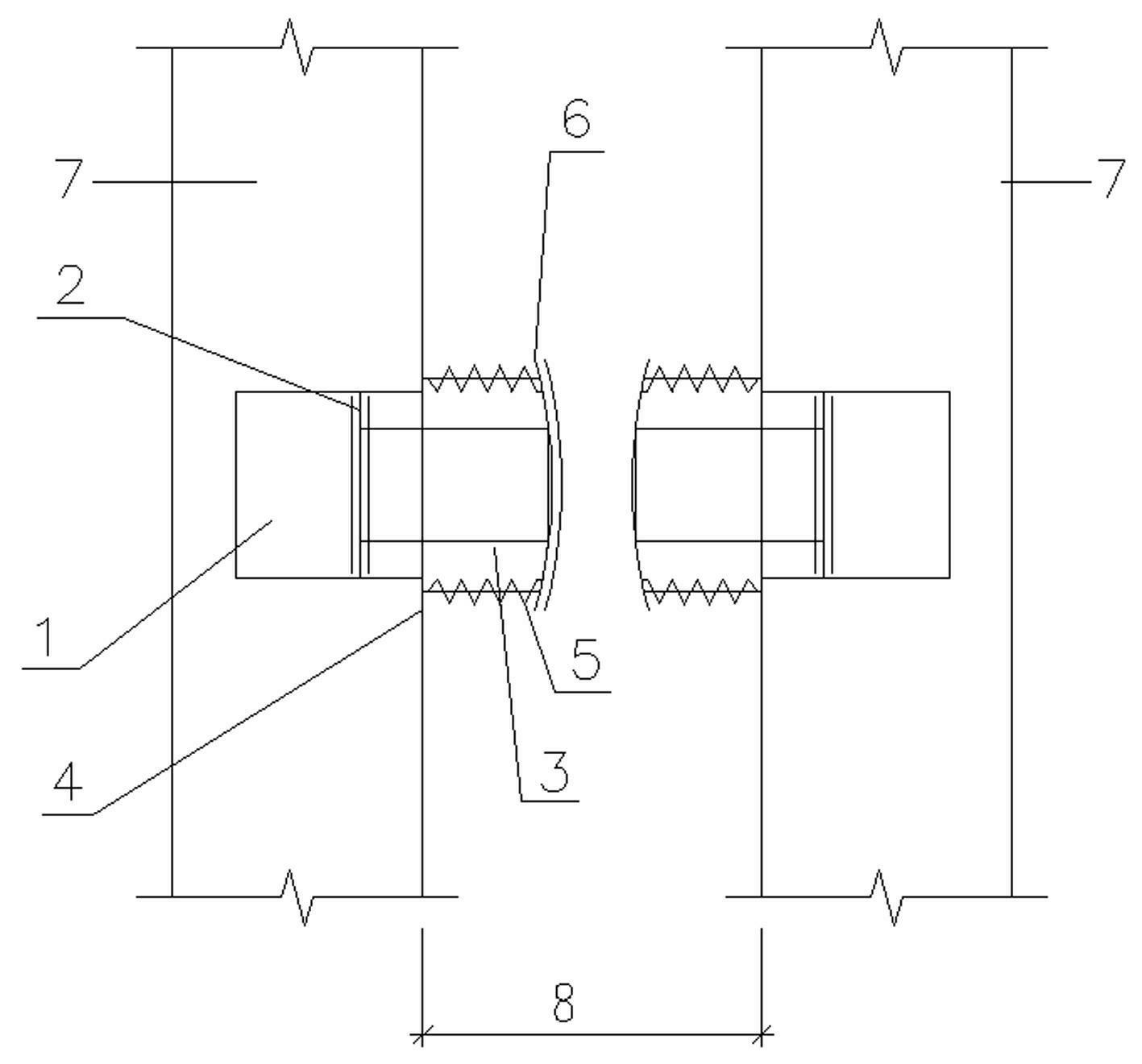 Shock-absorbing device of shockproof joint