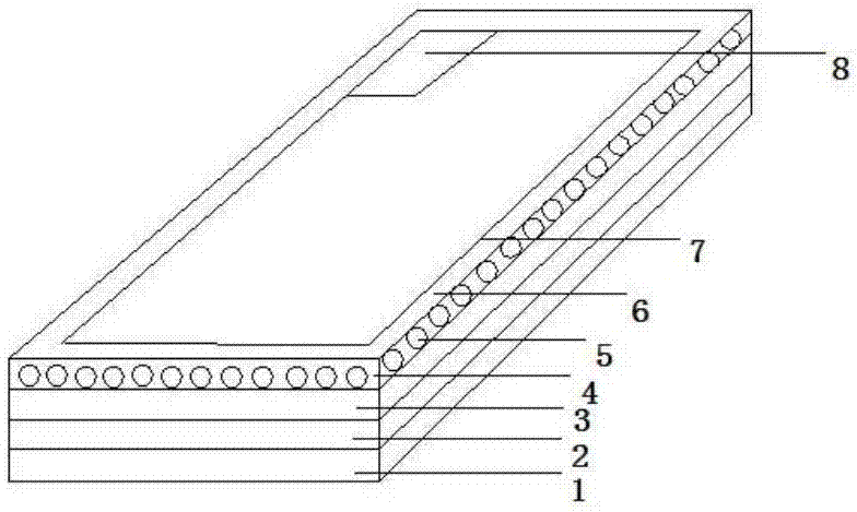 Mattress with built-in cavity base on automatic massage