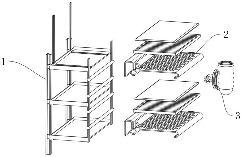 Hydraulic self-creeping formwork device