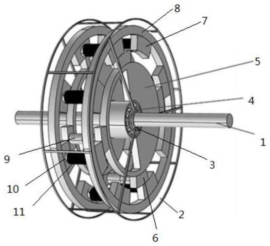 Self-driven sensing method for galloping state of power transmission line