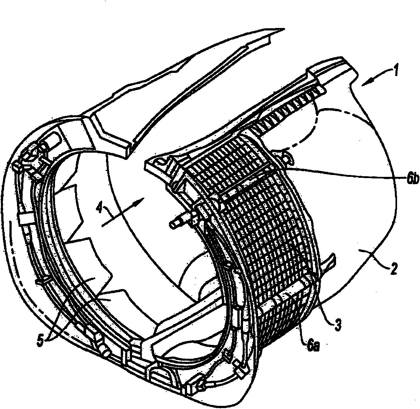 Thrust reverser with a system for braking the actuators