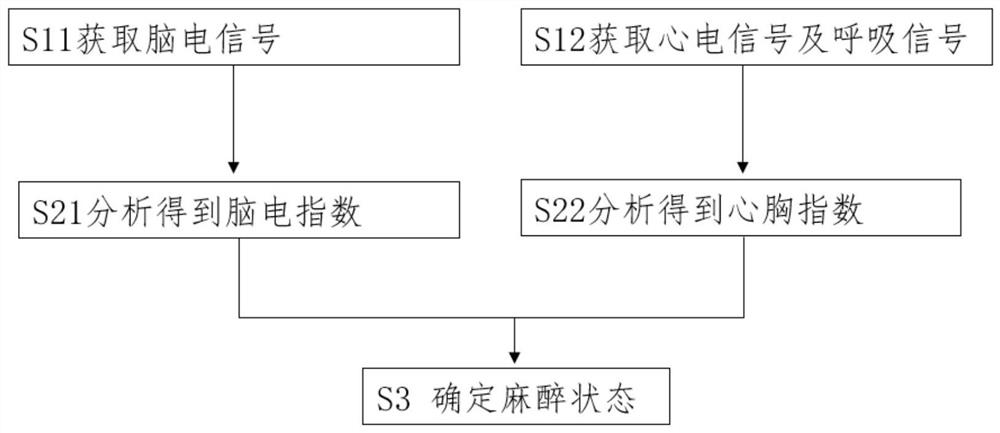 Anesthesia state monitoring method and device