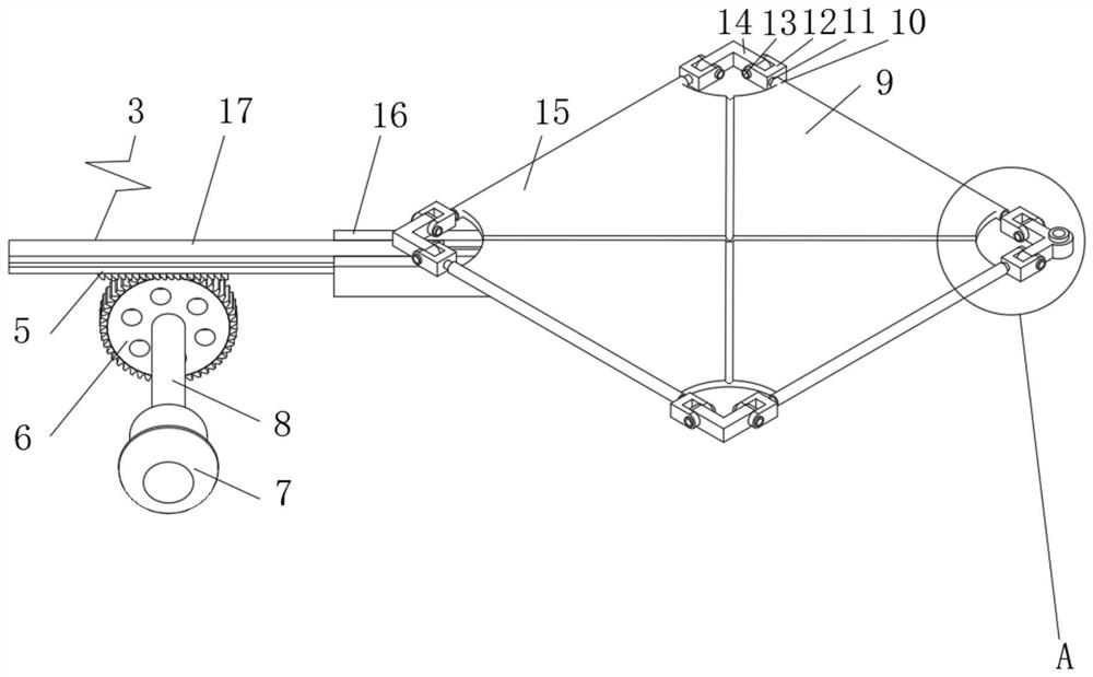 An air volume barrier adjustment device for a heat dissipation device