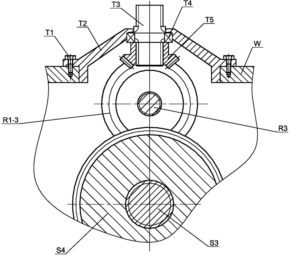 Planetary gear power-distributing-type steering mechanism