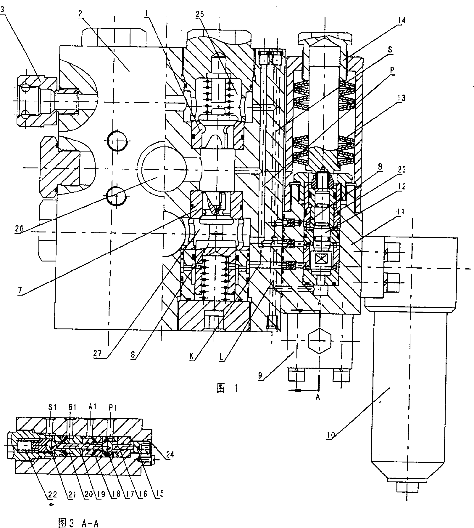 Electrohydraulic unloading valve with both hydraulic control mode and electrohydraulic control mode