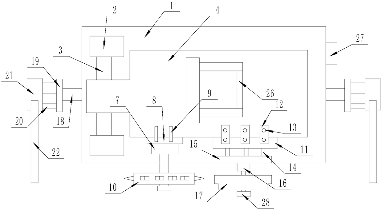 An integrated equipment for cutting and edging of color steel tiles