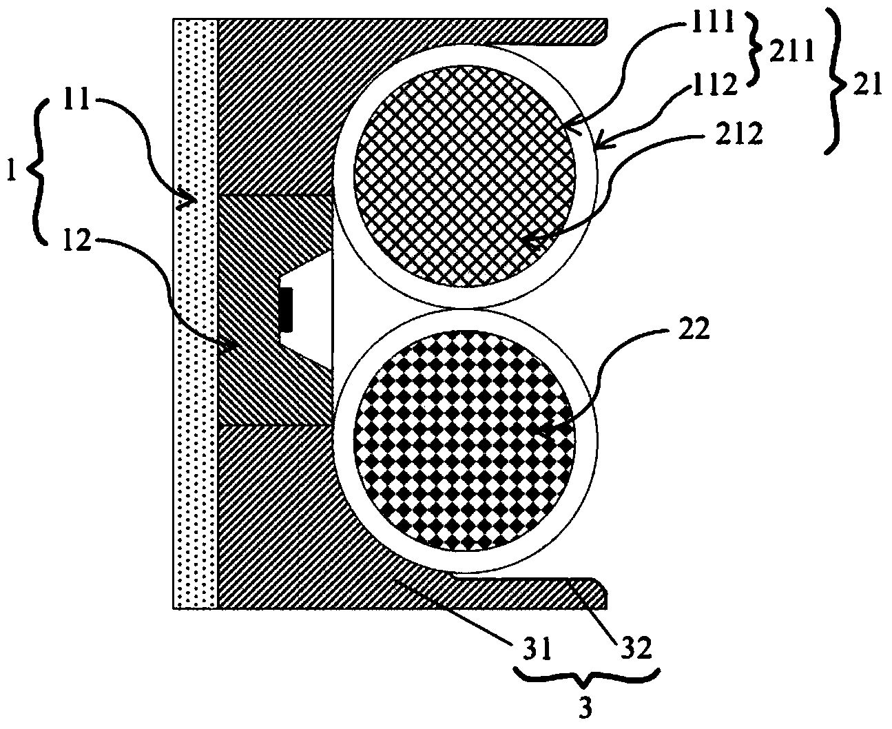 Light-emitting unit and sideward light emitting type liquid crystal display with light-emitting unit