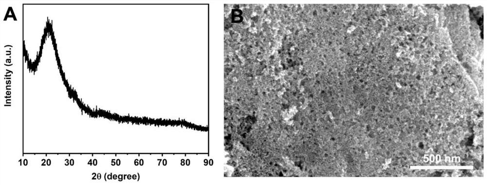 Simple preparation method of honeycomb porous carbon with high specific surface area