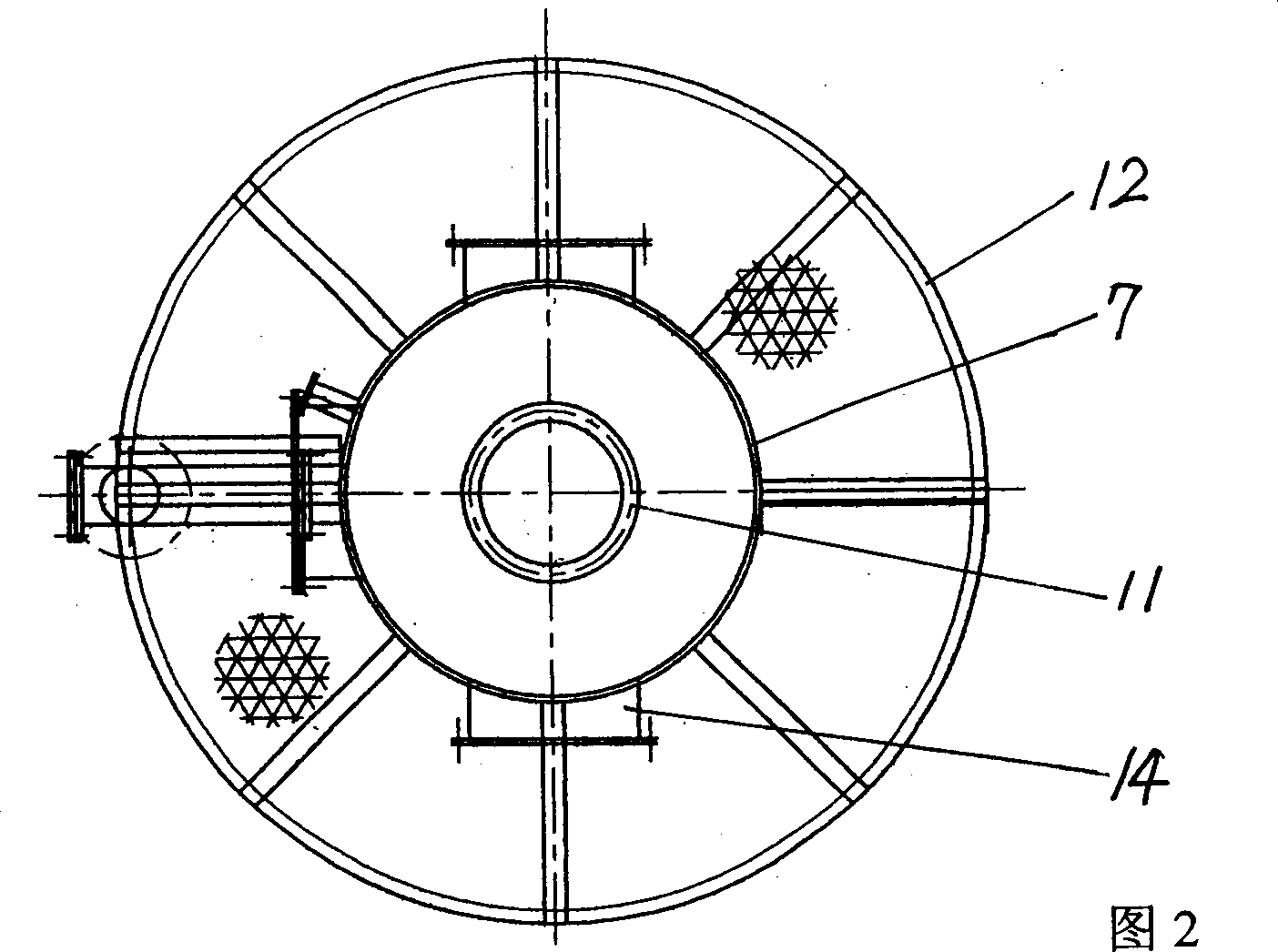 Three-phasefluidized turbulent ball gas washing tower