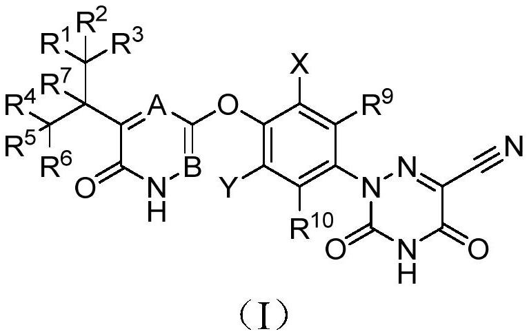 Halogen-substituted phenyl ether compound and application thereof