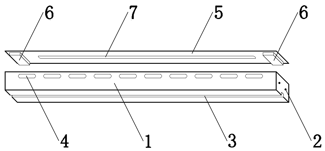 Multifunctional bee movable frame upper beam without frame lugs