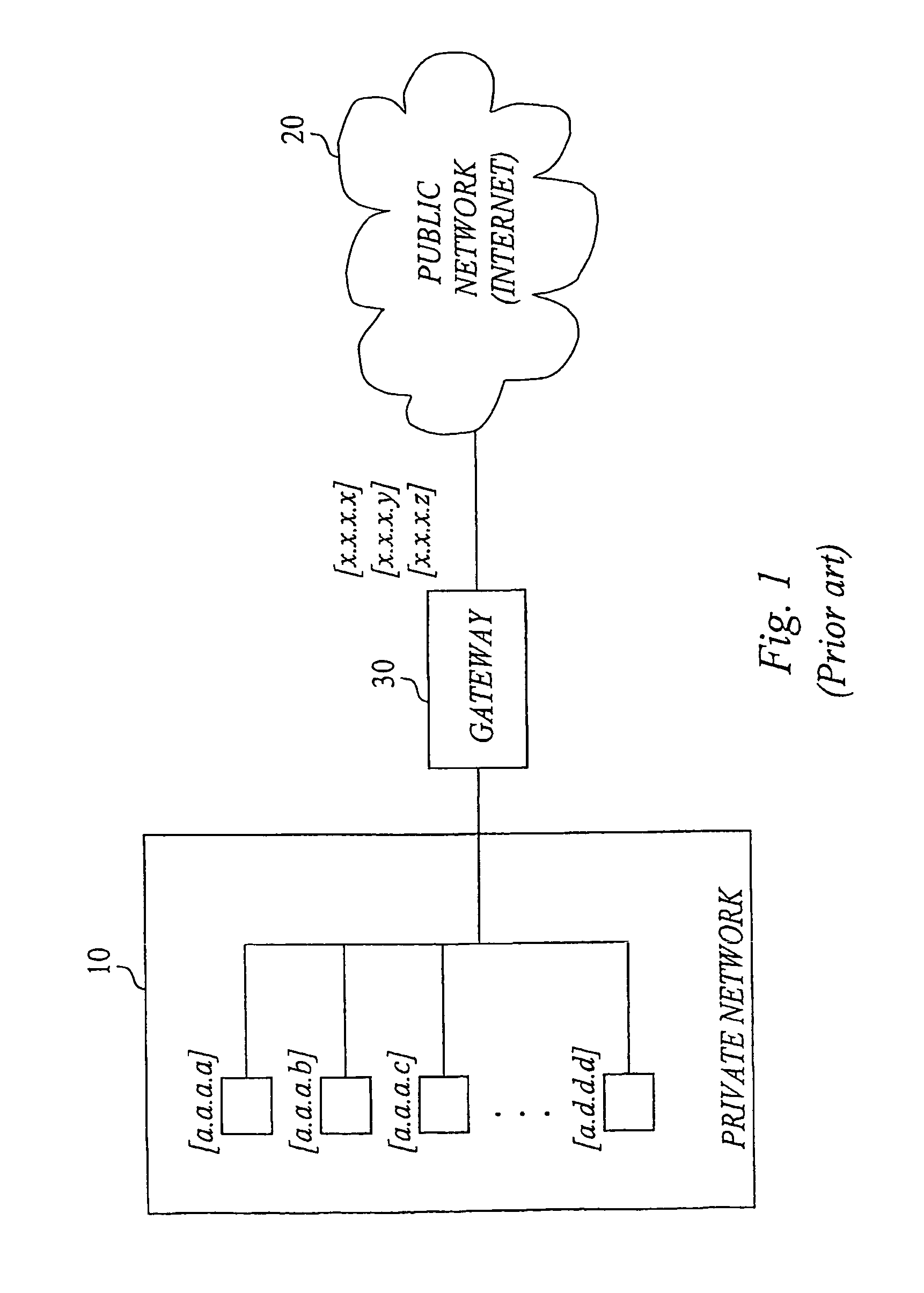 Method and system for enabling connections into networks with local address realms