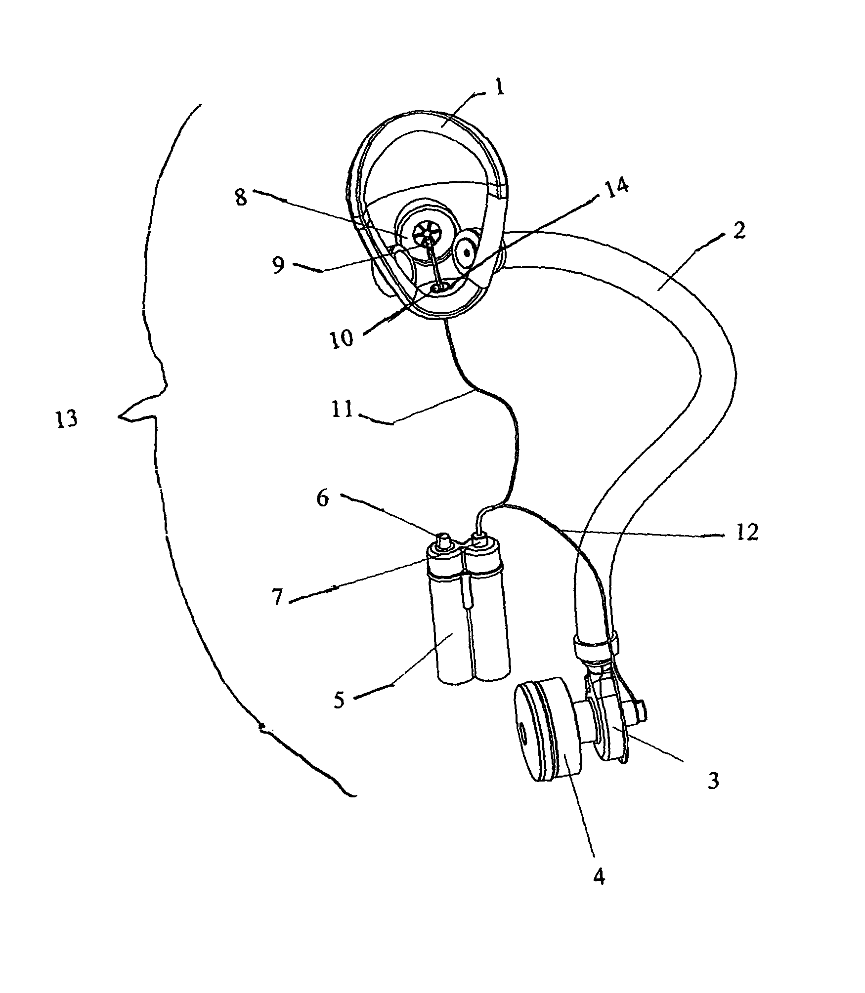 Breath responsive filter blower respirator system