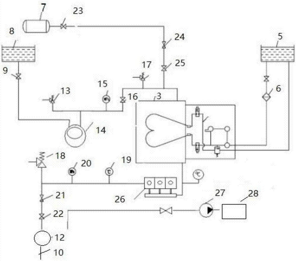 High-efficient closed energy-saving environment-friendly cleaning tanker of oil well tubing and cleaning method