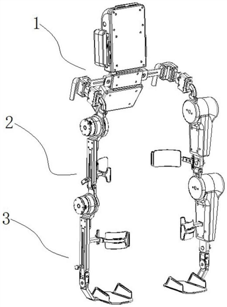 Wearable lower limb rehabilitation exoskeleton device