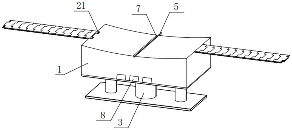 GIS shell temperature and vibration signal integrated acquisition device