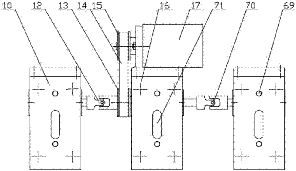 Multi-foot walking type pipeline detection robot