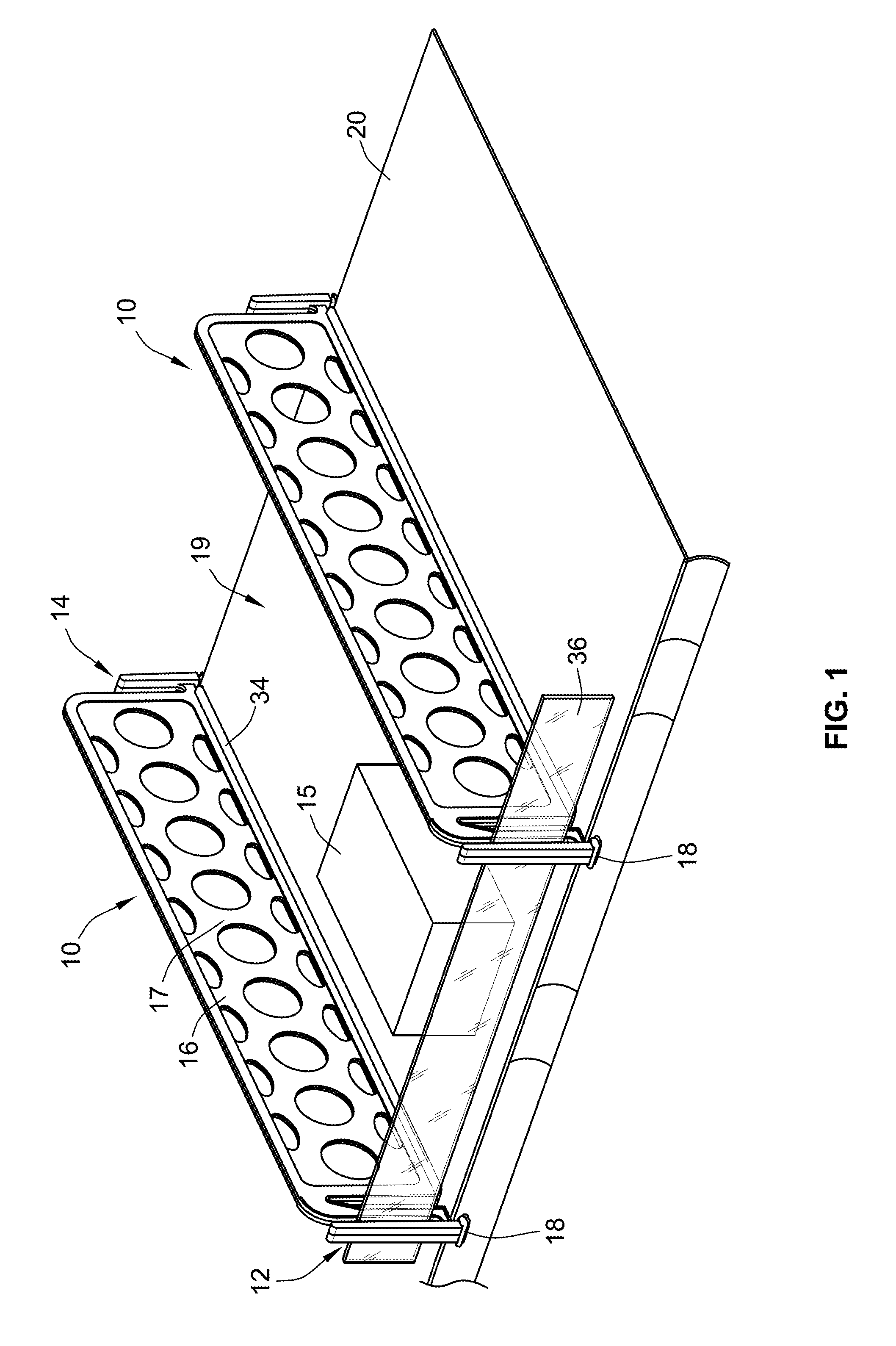 Stand alone divider for shelving