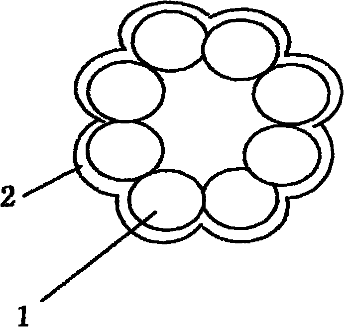 Ultrahigh molecular weight polyethylene abrasion and temperature resistant composite braided rope