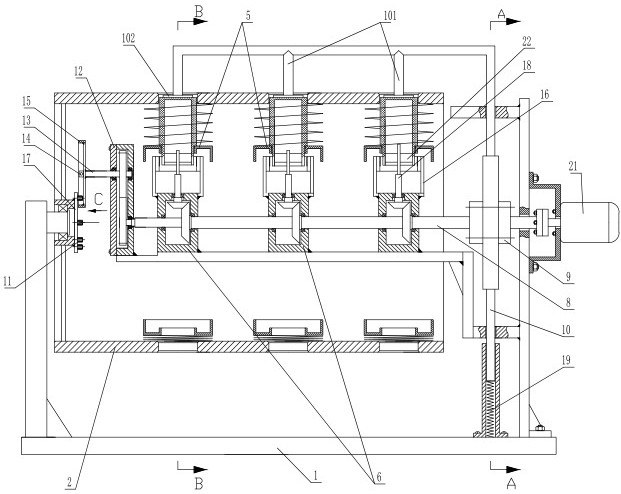 Bushing rolling shaping machine